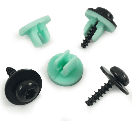 10x Wheel Arch Splash Guard Side Skirt Screw Grommet Kit Trim Clips for Ford