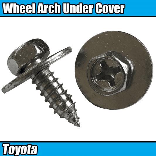 10x Wheel Arch Splash Guard Under Tray Shield Screws for Toyota 90159A0010