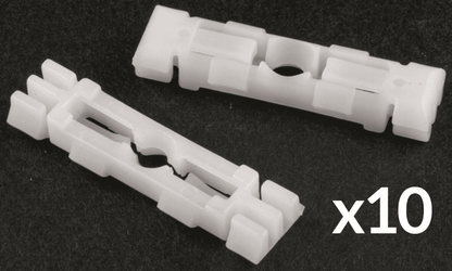 10x White  Roof Gutter Clips for VW Mk3 Golf Jetta Gti 8V 16V Gl Cl C