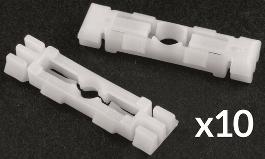 10x White  Roof Gutter Clips for VW Mk3 Golf Jetta Gti 8V 16V Gl Cl C