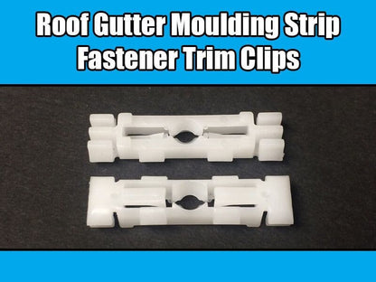 10x White  Roof Gutter Clips for VW Mk3 Golf Jetta Gti 8V 16V Gl Cl C