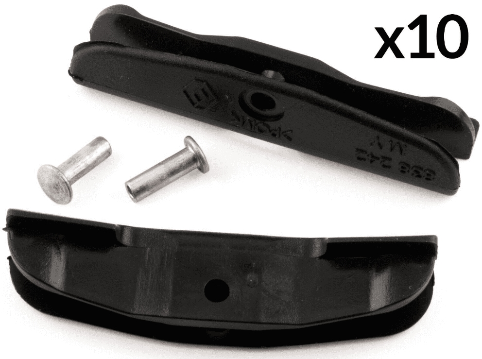 10x Window Trim Clip for Renault Clio Scenic Megane Side Lifter Clips Black