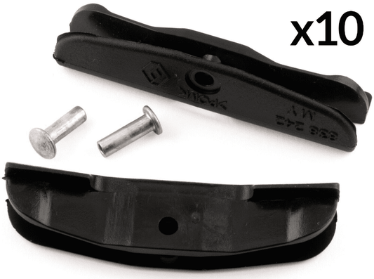 10x Window Trim Clip for Renault Clio Scenic Megane Side Lifter Clips Black