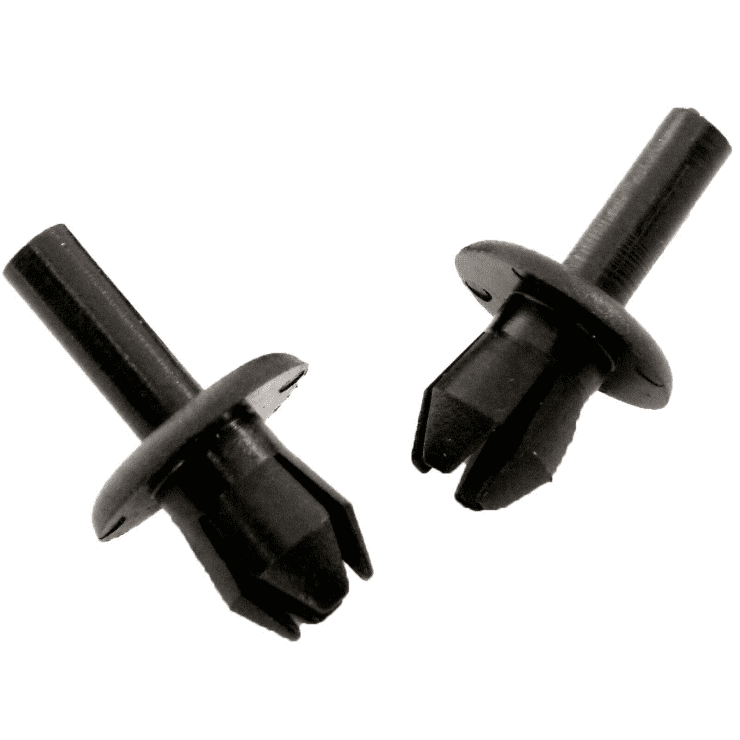 10x Wing Splashguard Panel Retainer Plastic Push Clips for BMW & Volvo