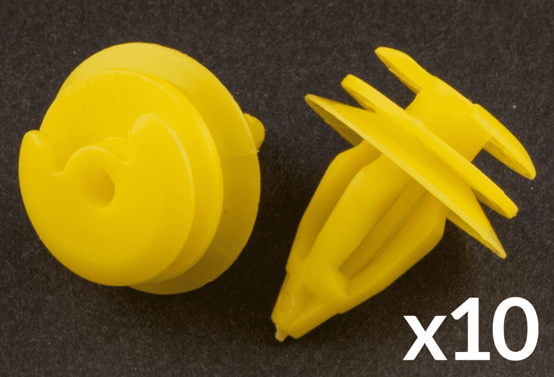 10x Yellow Interior Front Door Card Clips for BMW E34 E36 E39 E39 E46
