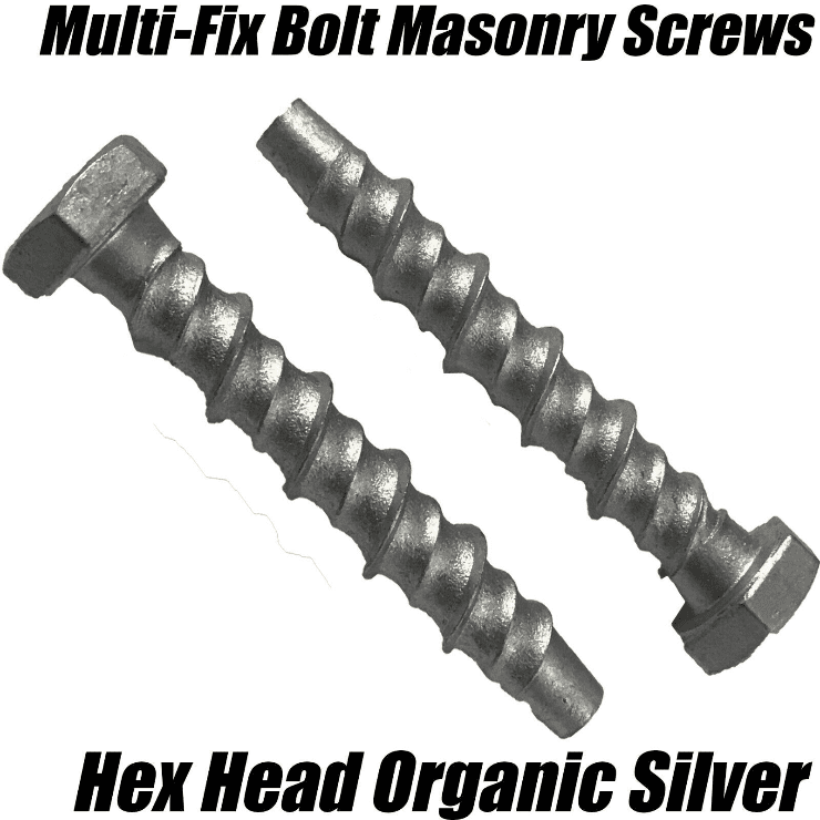 10x60mm Timco Masonry Multi-Fix Hex Bolt Screw Anchor Fixing