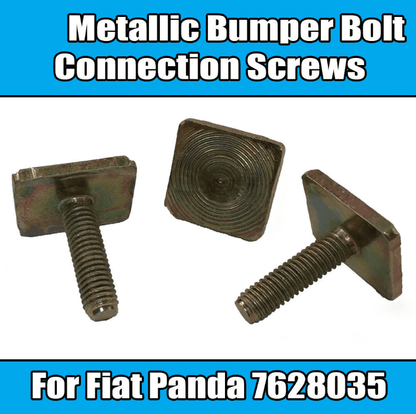 12X Bumper Bolts for Fiat Panda 4X4 Metal Connection Screw 141A 750 1000 7628035