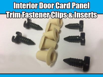 12X Clip Set for Land Rover Defender Interior Door Card Trim Panel Fasteners