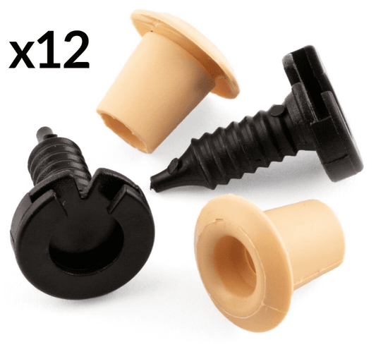 12X Clip Set for Land Rover Defender Interior Door Card Trim Panel Fasteners