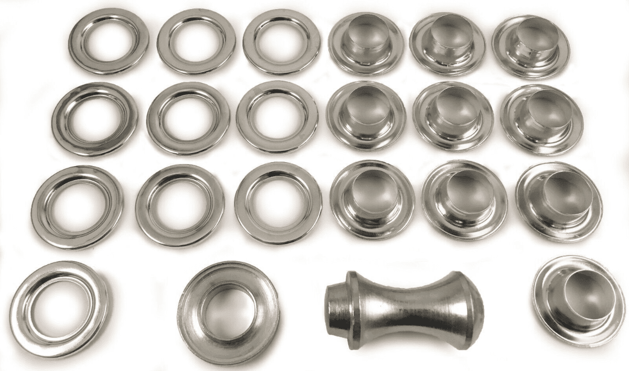 15.9mm Eyelet & Ring Washer Sail Canopy Repair Kit Set Tools Nickel Plated Brass