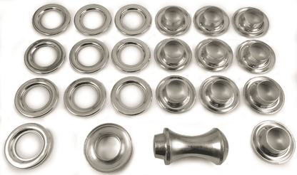 15.9mm Eyelet & Ring Washer Sail Canopy Repair Kit Set Tools Nickel Plated Brass