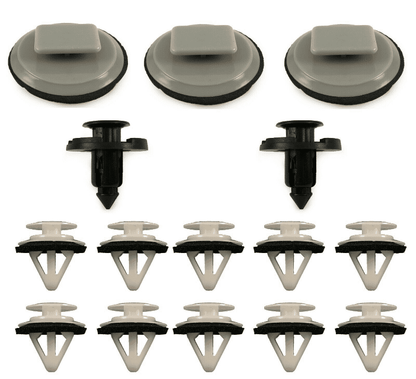 15x Clip Full Kit for One Mazda Underside Sill Skirt Rocker Panel Cover Trim Set