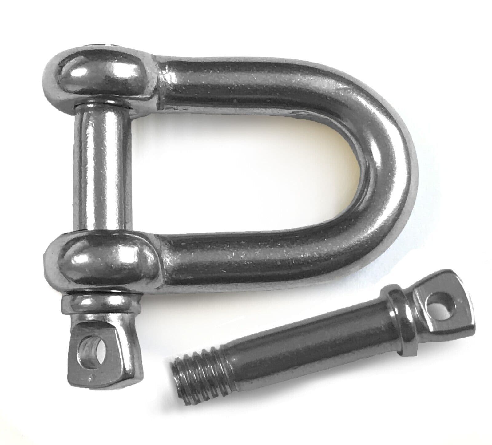 16mm A4 316 Stainless Steel D Shackle With Screw Pin Rigging Lock/16mm