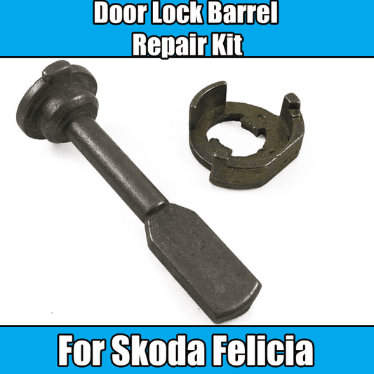 1X 2 Piece Door Lock Barrel Repair Kit for Skoda Falicia Left & Right Side
