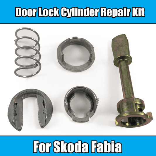 1X 5 Piece Repair Kit for Skoda Fabia Door Lock Cylinder Repair Kit Left/Right