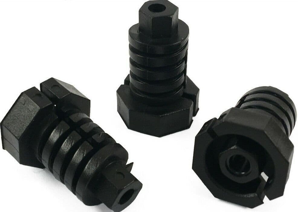 1X Adjuster Screws for BMW Headlight E36 Z3 E63 E64 Mounting Beam Black Plastic