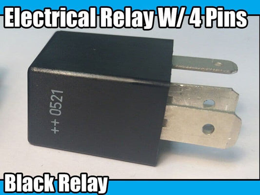 1x Black 4 Pin Electrical Relay Tyco V23073 12V A302 B1005