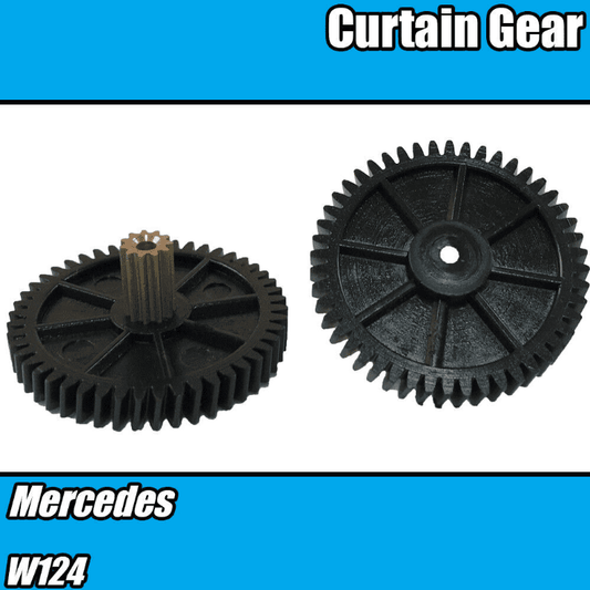 1X Black/Gold New Curtain Sun Shade Motor Gear for Mercedes W124