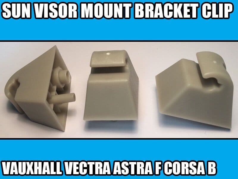 1X Bracket Clip for Vauxhall Vectra Astra F Corsa Vivaro Sun Visor Mount 1438336