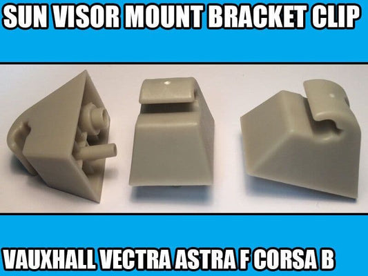 1X Bracket Clip for Vauxhall Vectra Astra F Corsa Vivaro Sun Visor Mount 1438336