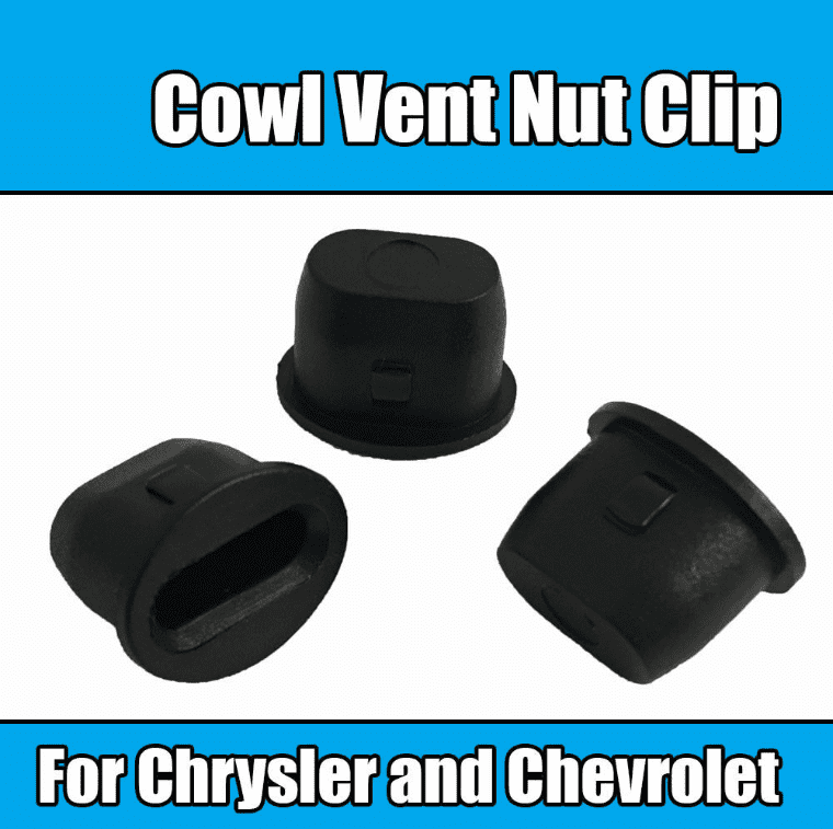 1X Clip for Chrysler Chevrolet Cowl Vent Nut Clip A14037 GM GMc 15596280 Tahoe