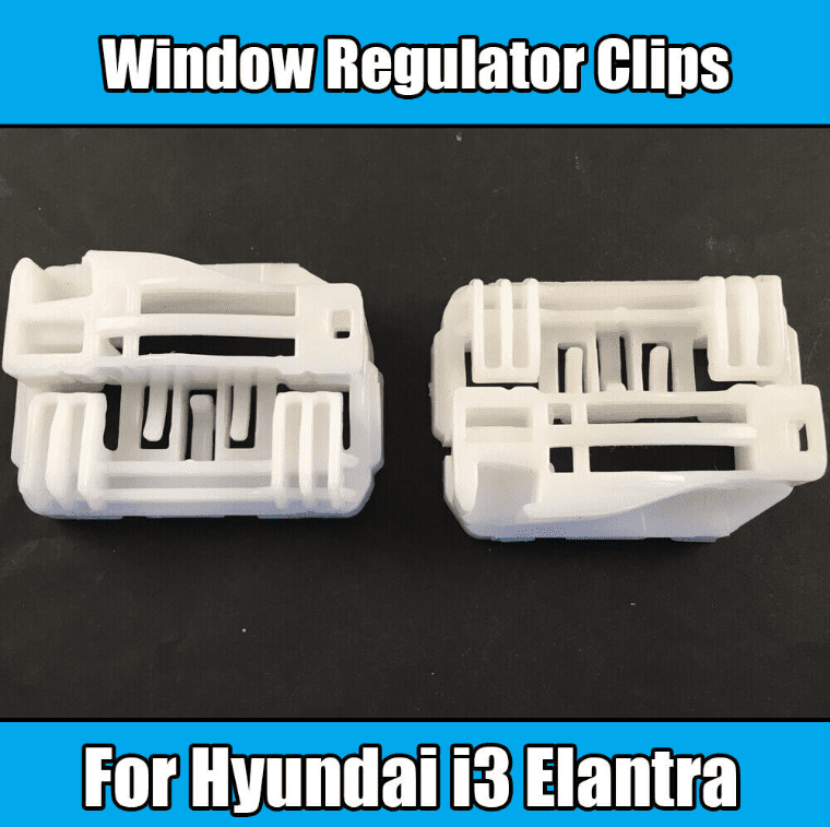 1X Clip for Hyundai I3 Window Regulator Repair Clip Front Right White Plastic