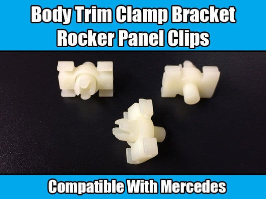 1X Clip for Mercedes W123 Body Trim Clamp Bracket Rocker Panel Brand New