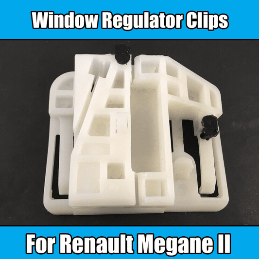 1X Clip for Renault Megane II Rear Window Regulator Repair Clips White Plastic