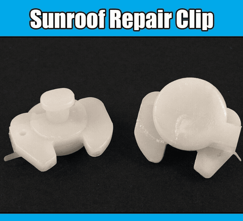 1X Clips for BMW 3 Series E36 E46 Sunroof Repair Clips White Beige Plastic