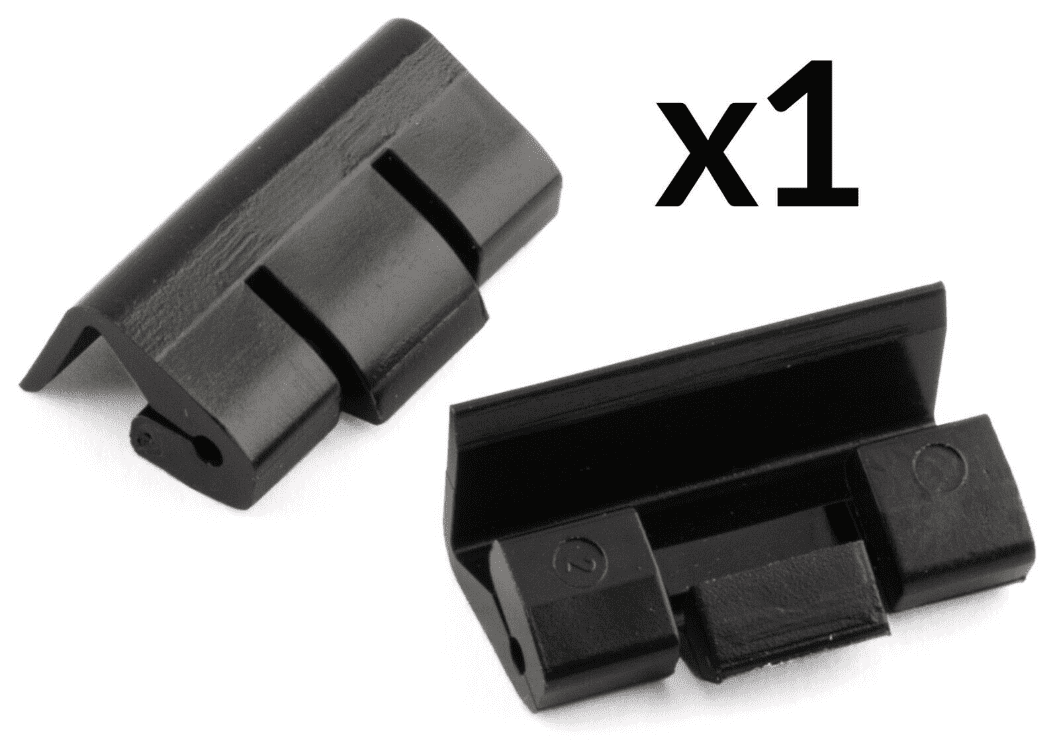1X Clips for BMW E32 E34 E38 Body Trim Moulding Clip Clamp Black Plastic 1924953