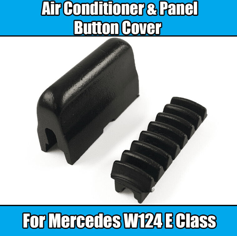 1X Cover Button for Mercedes W124 E Class Air Conditioner & Panel Button Covers