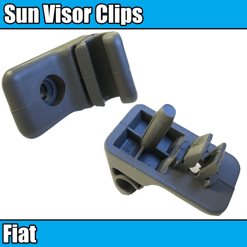 1X Dark Grey Sun Visor Shade Shield Replacment Clip for Fiat Fiorino Albea