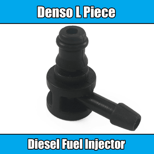 1X Denso Diesel Common Rail Fuel Injector T Piece Leak Off Clip Black Plastic