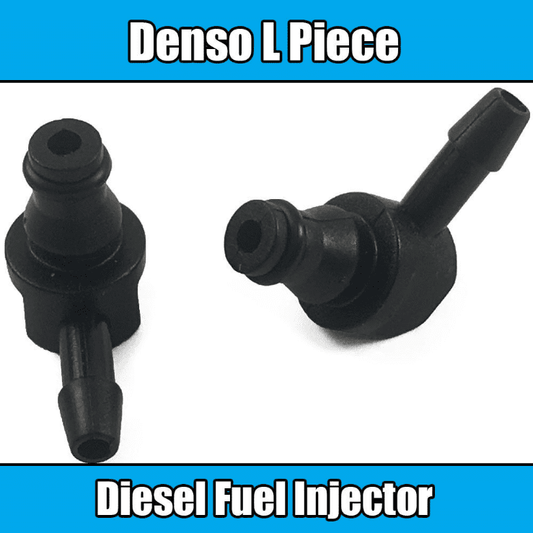 1X Denso L Common Rail Fuel Injector T Piece Leak Off Clip Black Plastic