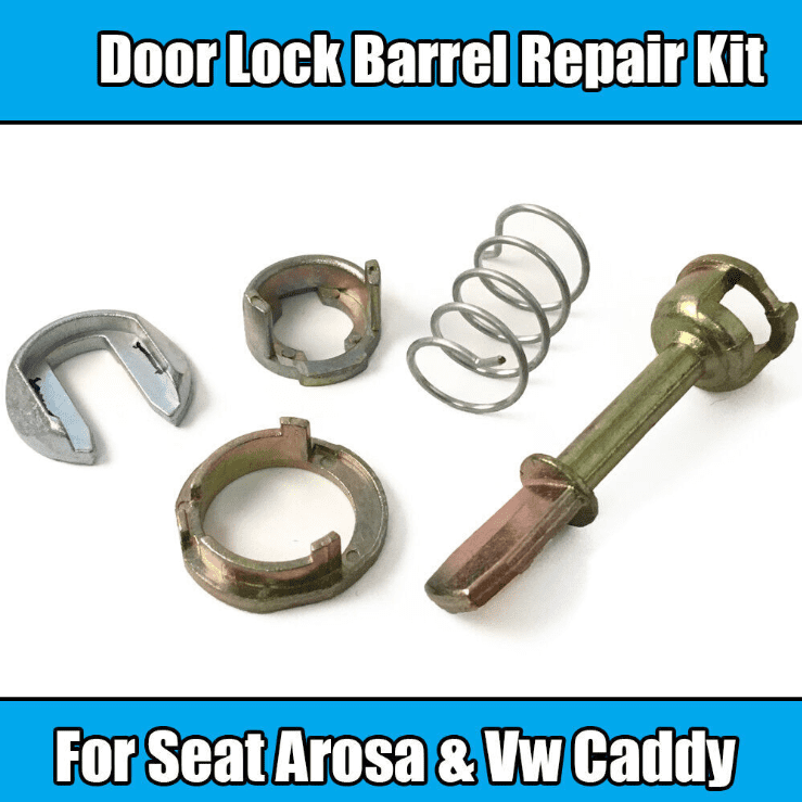 1X Door Lock Barrel Repair Kit for Seat Arosa VW Caddy Mk2 Front Left & Right
