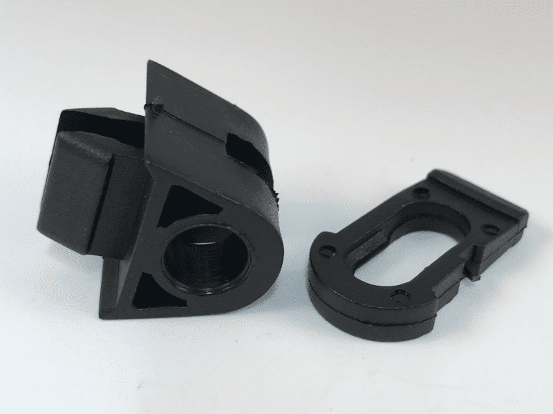 1X for Fiat Locking Device Clip Hood Black Plastic Various Models Oem 7622907
