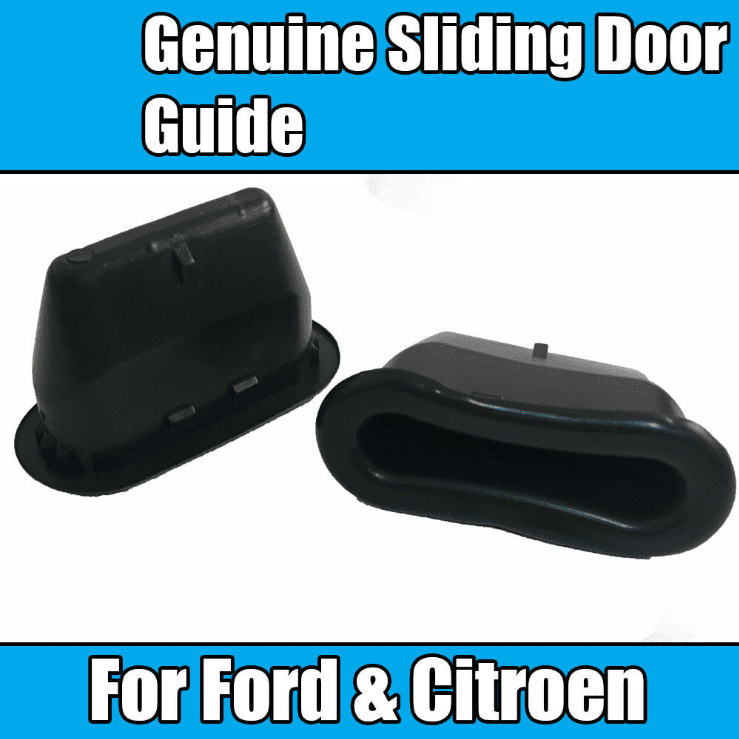 1X for Fiat Sliding Door Guide Black Rubber Doblo Florino Qubo Citroen Bipper