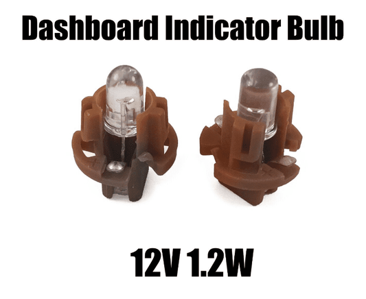 1x Ford Indicator Bulb Brown 12V 1.2W Single Wedge Socket