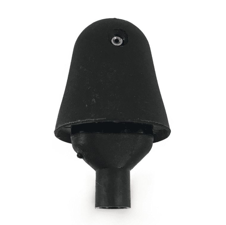 1X Fountain Jet Windshield Washer Nozzle Sprays for Peugeot Black Rubber