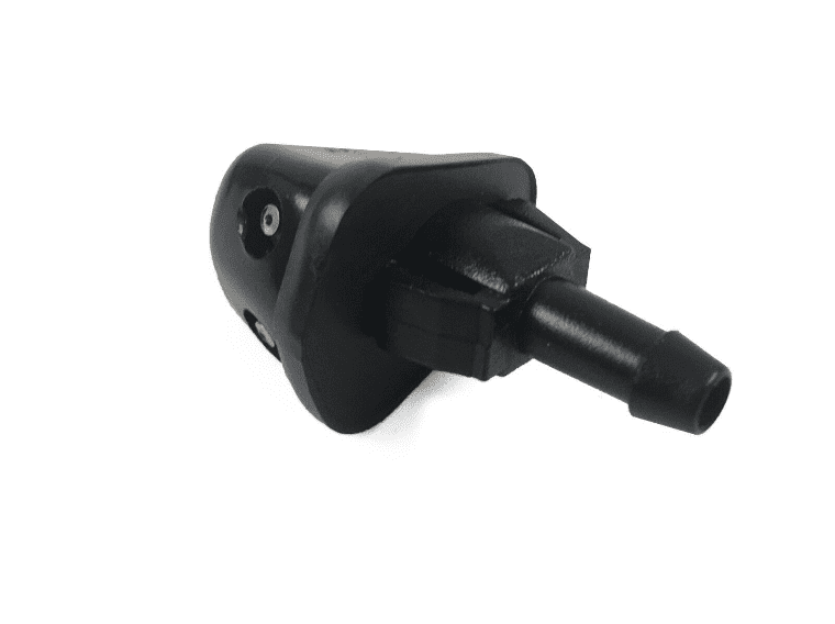1x Front Windscreen Washer Nozzle Water Jet Black Rubber for Peugeot