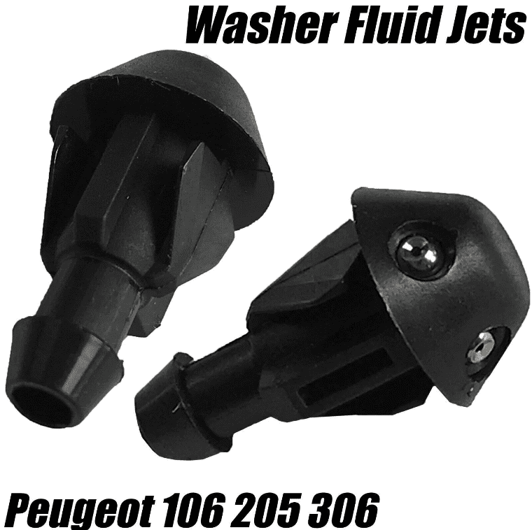 1X Front Windscreen Washer Wiper Water Nozzle Jet for Peugeot 106 205 306 643871