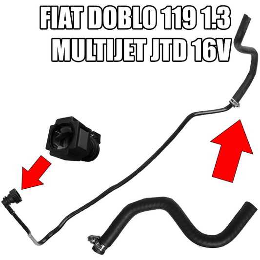 1X Fuel Pipe Line Cable for Fiat Doblo 119 1.3 Multijet Jtd 16V 2001 2005