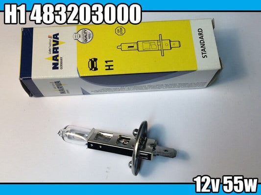1X H1 Halogen Headlamp Bulb 448 12V 55W Narva Headlight Front