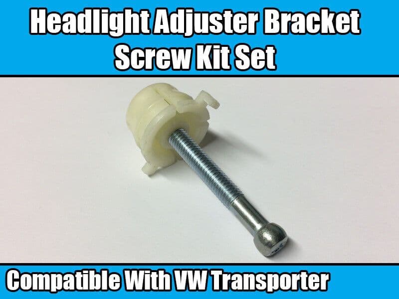 1X Headlight Adjuster Bracket Front Headlamp Screw Kit for VW Transporter T4 Mk4