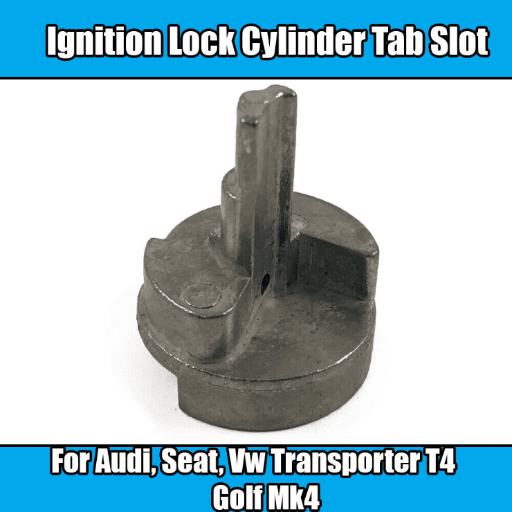 1X Ignition Lock Cylinder for Audi Seat VW Transporter T4 Golf Tab Slot