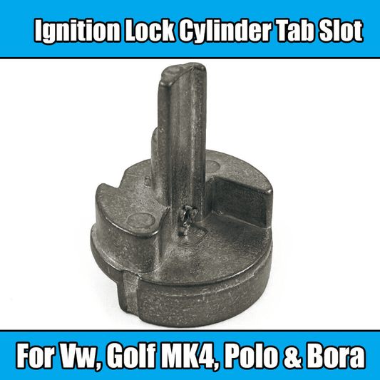 1X Ignition Lock Cylinder for VW Golf Mk4 Polo Bora Tab Slot Metal