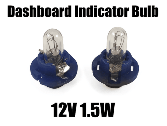 1x Indicator Bulb Navy Blue 12V 1.5W Single Socket
