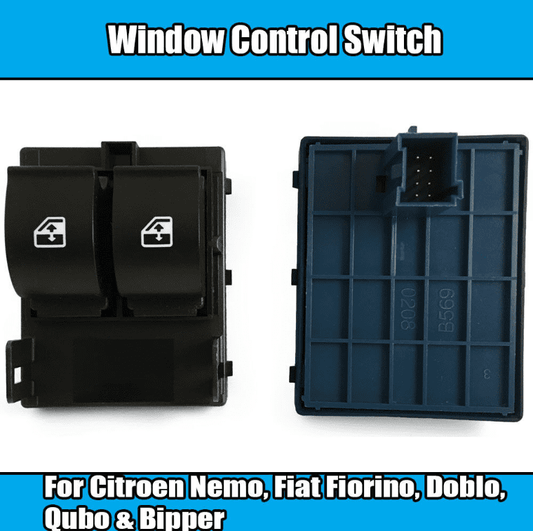 1x Master Window Switch Console for Citroen Nemo Fiat Fiorino Doblo Qubo Bipper