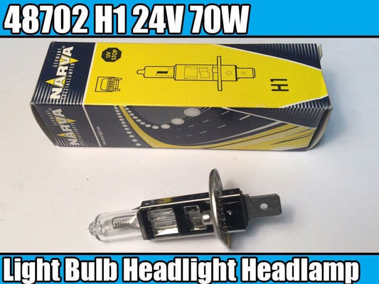 1x Narva 48702 H1 24V 70W P14,5'S Light Bulb Headlight Headlamp Front
