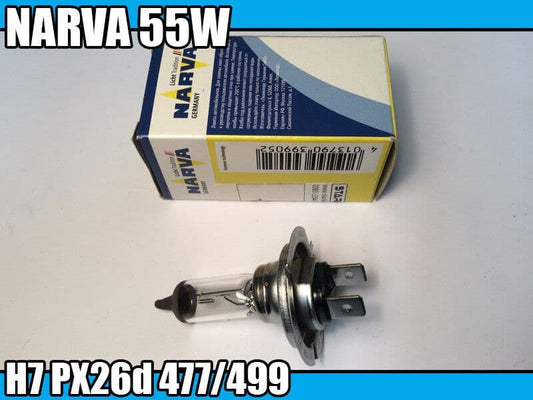 1x Narva 55W Original H7 Px26D 477/499 Headlight Bulbs 12V